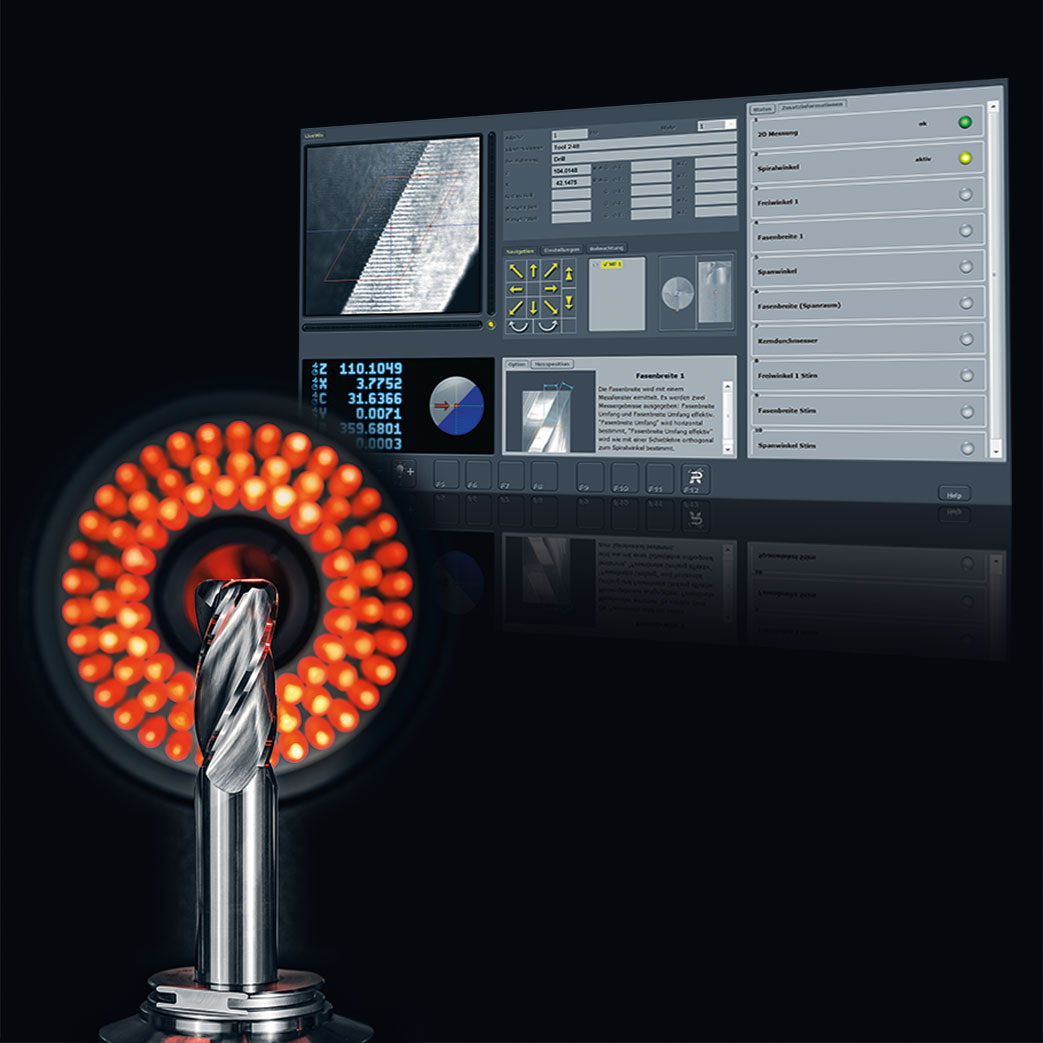 titan Measurement incident light milling cutter Screenshot ZOLLER 